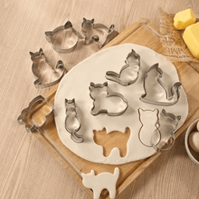 Charger l&#39;image dans la galerie, 9pcs Kitty Cookie Cutter Set-Furbaby Friends Gifts