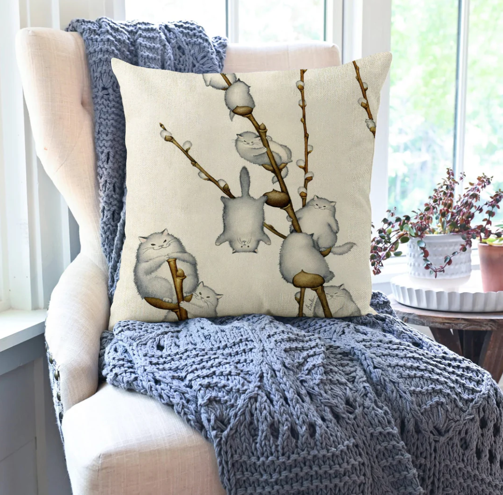 Pussywillow Kitties Cushions