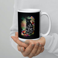 A Little Black Cat...Ceramic Mug-Furbaby Friends Gifts