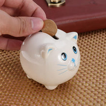 Carregar imagem no visualizador da galeria, Adorable Ceramic Cat &#39;Piggy&#39; Bank-Furbaby Friends Gifts