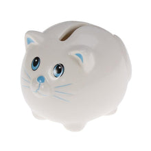 Laden Sie das Bild in den Galerie-Viewer, Adorable Ceramic Cat &#39;Piggy&#39; Bank-Furbaby Friends Gifts