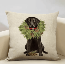 Carica l'immagine nel visualizzatore di Gallery, Adorable Festive Cushion Covers-Furbaby Friends Gifts
