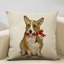 Carica l'immagine nel visualizzatore di Gallery, Adorable Festive Cushion Covers-Furbaby Friends Gifts