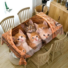 Carregar imagem no visualizador da galeria, Adorable Kitty Tablecloths-Furbaby Friends Gifts