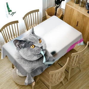 Adorable Kitty Tablecloths-Furbaby Friends Gifts