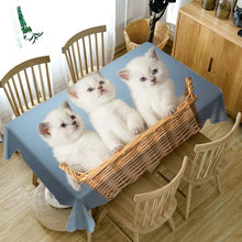 Laden Sie das Bild in den Galerie-Viewer, Adorable Kitty Tablecloths-Furbaby Friends Gifts