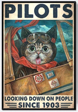 Carregar imagem no visualizador da galeria, Aviator Kitty Plaques-Furbaby Friends Gifts