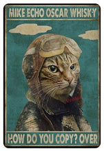 Carregar imagem no visualizador da galeria, Aviator Kitty Plaques-Furbaby Friends Gifts