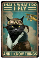 Aviator Kitty Plaques-Furbaby Friends Gifts