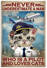 Afbeelding in Gallery-weergave laden, Aviator Kitty Plaques-Furbaby Friends Gifts