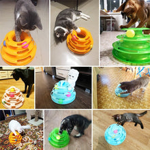 Carregar imagem no visualizador da galeria, Ball and Track Tower Kitty Ball Game-Furbaby Friends Gifts