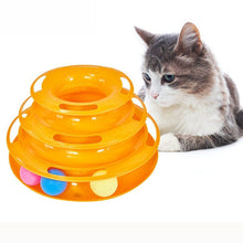 Load image into Gallery viewer, Ball and Track Tower Kitty Ball Game-Furbaby Friends Gifts