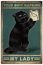 Cargar imagen en el visor de la galería, Bathroom Kitty Plaques-Furbaby Friends Gifts
