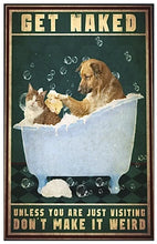 Carica l&#39;immagine nel visualizzatore di Gallery, Bathroom Kitty Plaques-Furbaby Friends Gifts