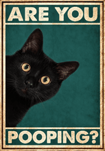 Laden Sie das Bild in den Galerie-Viewer, Bathroom Kitty Plaques-Furbaby Friends Gifts