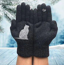 Laden Sie das Bild in den Galerie-Viewer, Beautiful, Cashmere-Soft Kitty Gloves-Furbaby Friends Gifts