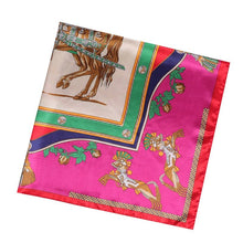 Load image into Gallery viewer, Beautiful Equestrian Print Silk Scarves-Furbaby Friends Gifts