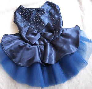 Beautiful Satin Pet Party Dress-Furbaby Friends Gifts
