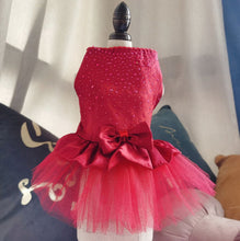 Cargar imagen en el visor de la galería, Beautiful Satin Pet Party Dress-Furbaby Friends Gifts