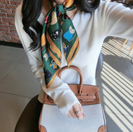Beautiful Silk Kitty Print Scarves-Furbaby Friends Gifts