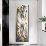 Beautiful Stallion Oil Prints-Furbaby Friends Gifts
