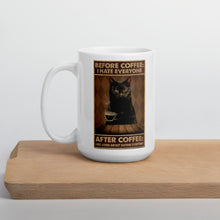 Cargar imagen en el visor de la galería, &#39;Before Coffee...&#39; Ceramic Mug-Furbaby Friends Gifts