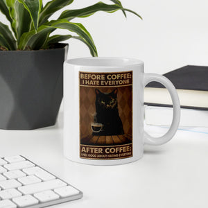 'Before Coffee...' Ceramic Mug-Furbaby Friends Gifts