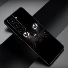 Charger l&#39;image dans la galerie, Black Cat Eyes Samsung Phone Case-Furbaby Friends Gifts