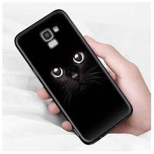 Load image into Gallery viewer, Black Cat Eyes Samsung Phone Case-Furbaby Friends Gifts