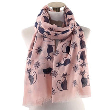 Charger l&#39;image dans la galerie, Black Cat Floaty Scarf-Furbaby Friends Gifts