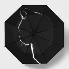 Load image into Gallery viewer, Black Cat UV/Rain Umbrella-Furbaby Friends Gifts