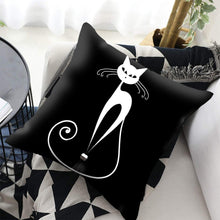 Carica l&#39;immagine nel visualizzatore di Gallery, Black &amp; White Kitty Cushions-Furbaby Friends Gifts