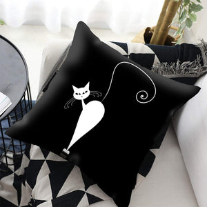 Black & White Kitty Cushions-Furbaby Friends Gifts