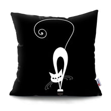 Afbeelding in Gallery-weergave laden, Black &amp; White Kitty Cushions-Furbaby Friends Gifts