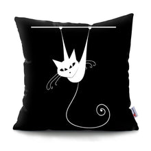Charger l&#39;image dans la galerie, Black &amp; White Kitty Cushions-Furbaby Friends Gifts