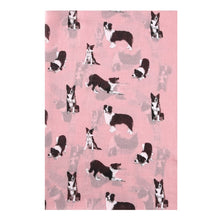 Load image into Gallery viewer, Border Collie Print Chiffon Scarf-Furbaby Friends Gifts