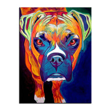 Cargar imagen en el visor de la galería, Boxer Canvas Oil Print-Furbaby Friends Gifts