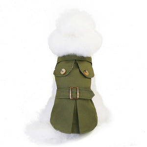 British Style Trench Coat for Dogs-Furbaby Friends Gifts