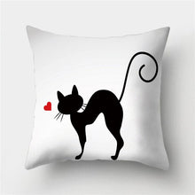 Carica l&#39;immagine nel visualizzatore di Gallery, Cartoon Cat Cushion Covers-Furbaby Friends Gifts