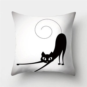 Cartoon Cat Cushion Covers-Furbaby Friends Gifts