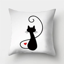 Laden Sie das Bild in den Galerie-Viewer, Cartoon Cat Cushion Covers-Furbaby Friends Gifts