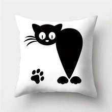 Afbeelding in Gallery-weergave laden, Cartoon Cat Cushion Covers-Furbaby Friends Gifts