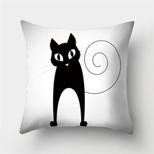 Afbeelding in Gallery-weergave laden, Cartoon Cat Cushion Covers-Furbaby Friends Gifts