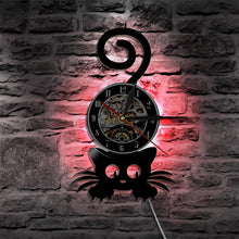 Carregar imagem no visualizador da galeria, Cartoon Kitty Wall Clock: &#39;I&#39;m Here!&#39;-Furbaby Friends Gifts