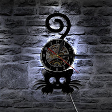 Laden Sie das Bild in den Galerie-Viewer, Cartoon Kitty Wall Clock: &#39;I&#39;m Here!&#39;-Furbaby Friends Gifts