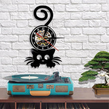 Charger l&#39;image dans la galerie, Cartoon Kitty Wall Clock: &#39;I&#39;m Here!&#39;-Furbaby Friends Gifts