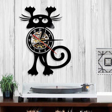 Laden Sie das Bild in den Galerie-Viewer, Cartoon Kitty Wall Clock: &#39;Oops&#39;-Furbaby Friends Gifts