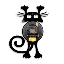 Afbeelding in Gallery-weergave laden, Cartoon Kitty Wall Clock: &#39;Oops&#39;-Furbaby Friends Gifts