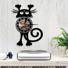Load image into Gallery viewer, Cartoon Kitty Wall Clock: &#39;Oops&#39;-Furbaby Friends Gifts