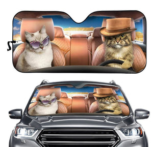 Cat & Dog Car Windscreen Sun Visors-Furbaby Friends Gifts